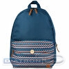 Рюкзак универсальный BRAUBERG, 40х28х12 см, сити-формат, 20 литров, синий, карман с пуговицей