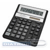 Калькулятор настольный 12 разр. CITIZEN SDC-888XBK, двойное питание, корректировка, 2 памяти, 203х158х31мм, черный