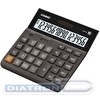 Калькулятор настольный 16 разр. CASIO DH-16-BK, двойное питание, 151x32x159мм, черный