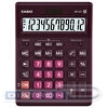 Калькулятор настольный 12 разр. CASIO GR-12C-WR, двойное питание, 155x35x209мм, бордовый (GR-12C-WR-W-EP)
