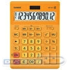 Калькулятор настольный 12 разр. CASIO GR-12C-RG, двойное питание, 155x35x209мм, оранжевый (GR-12C-RG-W-EP)