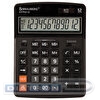 Калькулятор настольный 12 разр. BRAUBERG EXTRA-12-BK , двойное питание, 206х155х37мм, черный