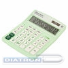 Калькулятор настольный 12 разр. BRAUBERG EXTRA PASTEL-12-LG, двойное питание, 206х155х37мм, мятный