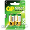 Батарейка GP C/LR14/MN1400, Super, 1.5V, алкалиновая, 2шт/уп