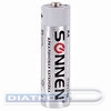 Батарейка SONNEN AA/LR6/1.5V, алкалиновая,  2шт/уп
