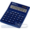 Калькулятор настольный 12 разр. ELEVEN SDC-444X-NV, двойное питание, 155х204х33мм, темно-синий