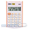 Калькулятор карманный  8 разр. Deli E39217, 105х63х15мм, оранжевый