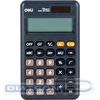 Калькулятор карманный 12 разр. Deli M120, расчет наценки, 110х70х7мм, черный