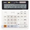 Калькулятор настольный 12 разр. Deli EM01010, расчет налога, 150х160х33мм, белый