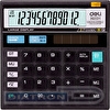 Калькулятор настольный 12 разр. Deli E39231, расчет наценки, 129х129х26мм, черный