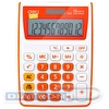 Калькулятор настольный 12 разр. Deli E1122, 119х86х29мм, оранжевый