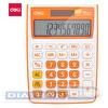Калькулятор настольный 12 разр. Deli E1238, расчет наценки, 145х105х27мм, оранжевый
