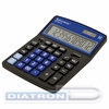 Калькулятор настольный 12 разр. BRAUBERG EXTRA-12-BKBU, двойное питание, 206х155х37мм, черно-синий