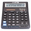 Калькулятор настольный 12 разр. STAFF STF-777-12, двойное питание, 210х165мм, черный