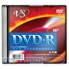 Записываемый DVD-диск DVD-R VS               4.7ГБ, 16x,  5шт/уп, Slim Case