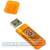 Флэш-память   8Gb Smart Buy Glossy, USB2.0, оранжевая