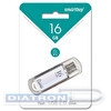 Флэш-память  16Gb Smart Buy V-Cut, USB2.0, корпус металлический, серебристая