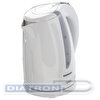 Чайник электрический SONNEN KT-1743, 1.7л, 2200 Вт, закрытый нагревательный элемент, пластик, белый, 453414