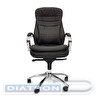 Кресло руководителя RT-330A, крестовина хром, мультиблок, максимальная нагрузка 120кг, экокожа черная