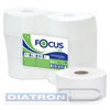 Бумага туалетная Focus Eco Jumbo, рулон, 1-слойная, 525м, белая, с тиснением, 6рул/уп (5050777)