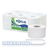Бумага туалетная Focus Eco Jumbo, 1-слойная, средний рулон, 200м, белая, 12шт/уп (5050784)