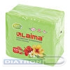 Салфетки бумажные LAIMA/ЛАЙМА, 24х24см, зелёные (пастельный цвет), 100% целлюлоза, 100шт/уп