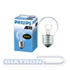 Лампа накаливания PHILIPS 60W/E27, прозрачная, шарик