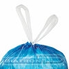 Мешки для мусора ПНД   35л х 30шт,  13мкм, в рулоне, синие, с завязками, ЛЮБАША