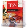 Чай черный TESS Pleasure с шиповником и яблоком, 100x1.5г