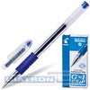 Ручка гелевая PILOT BLGP-G1-5, резиновый упор, 0.3/0.5мм, синяя