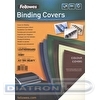Обложка FELLOWES Delta А4, картон, тиснение под кожу, 250г/м2, 100шт/уп, голубой Wedgewood