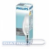 Лампа накаливания PHILIPS 60W/E14, матовая, свеча