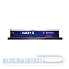 Записываемый DVD-диск в боксе DVD+R VERBATIM 4,7ГБ, 16x,  10шт/уп (43498)