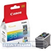 Картридж CANON CL-38 для PIXMA MP140/MP190/MP210/MP220/MX300/MX310, PIXMA iP1800/iP1900/iP2500/iP2600, 205стр/82фото, Color