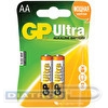 Батарейка GP AA/LR6/MN1500, Ultra, 1.5V, алкалиновая, 2шт/уп