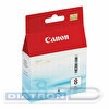 Фото чернильница CANON CLI-8PC для PIXMA iP6600D/iP6700D/Pro9000/MP970, 490стр, Cyan