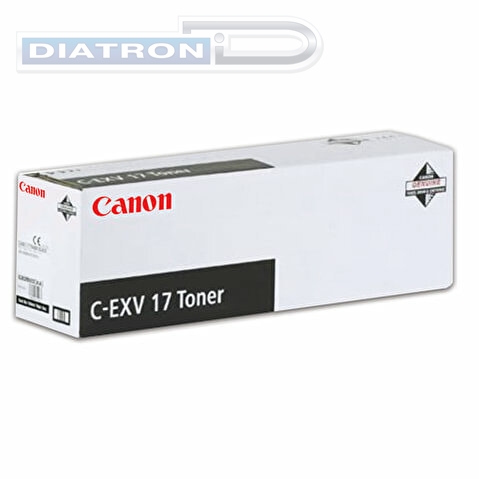 Тонер CANON C-EXV17 для iRC4080i/4580i, 30000стр, Black