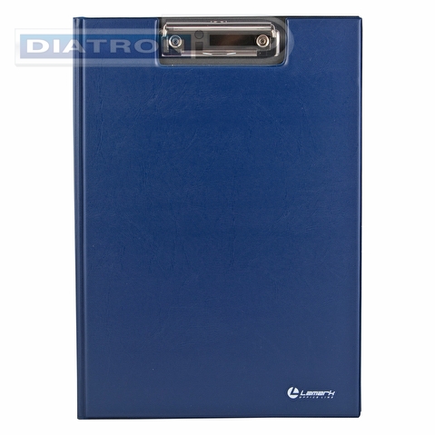 Папка-планшет Lamark, А4, картон/ПВХ, карман, синий