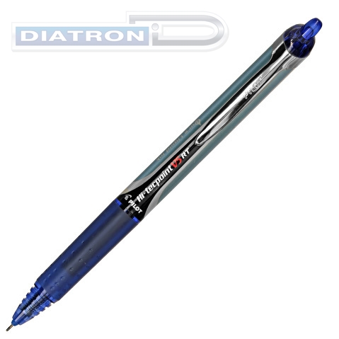 Ручка-роллер автоматическая PILOT BXRT-V5, резиновый упор, 0.3мм, синяя