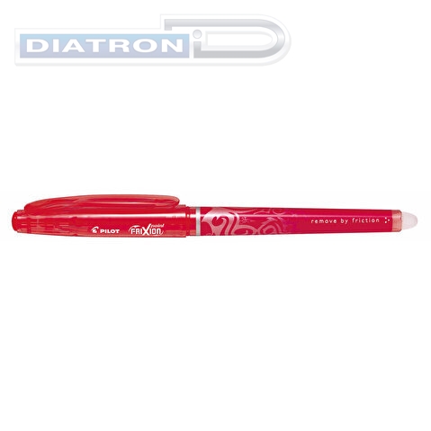 Ручка гелевая PILOT Frixion Рoint BL-FRP5, резиновый упор, 0.5мм, стираемые чернила, красная