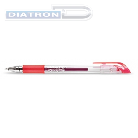 Ручка гелевая EDDING 2185, резиновый упор, 0.7мм, красная
