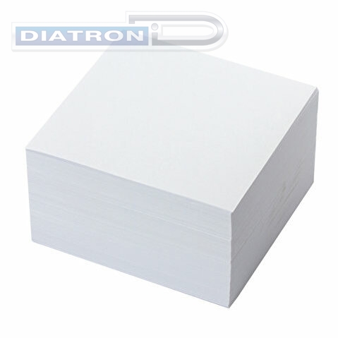 Блок бумажный белый   9х9х5см, непроклеенный
