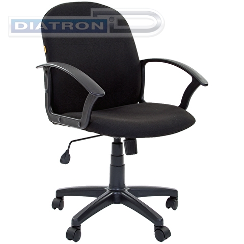 Кресло офисное CHAIRMAN 681, крестовина пластик, ткань черная (C-3)