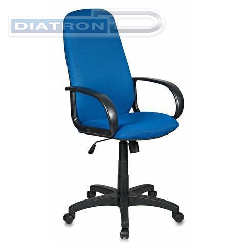 Кресло руководителя БЮРОКРАТ CH-808AXSN, ткань синяя (TW-10)