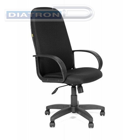 Кресло офисное CHAIRMAN 279 TW, крестовина пластик, ткань черная (TW-11)
