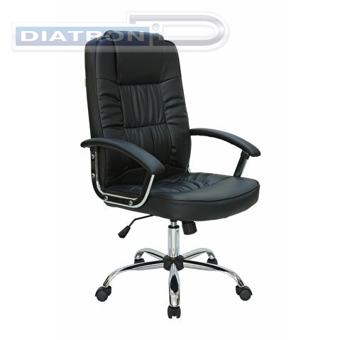 Кресло руководителя RIVA Chair 9082-2, крестовина металл, экокожа черная