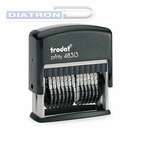 Нумератор TRODAT 48313, 13-разрядный, шрифт 3.8мм, автоматическое окрашивание