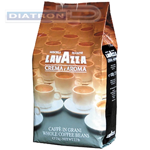 Кофе в зернах LAVAZZA Crema e Aroma, 1000г, вакуумная упаковка