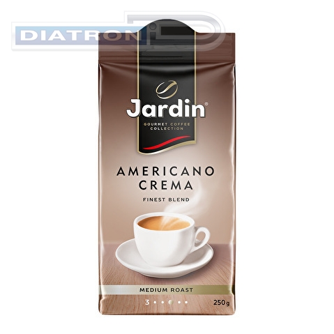 Кофе молотый JARDIN Americano Crema, 250г, вакуумная упаковка