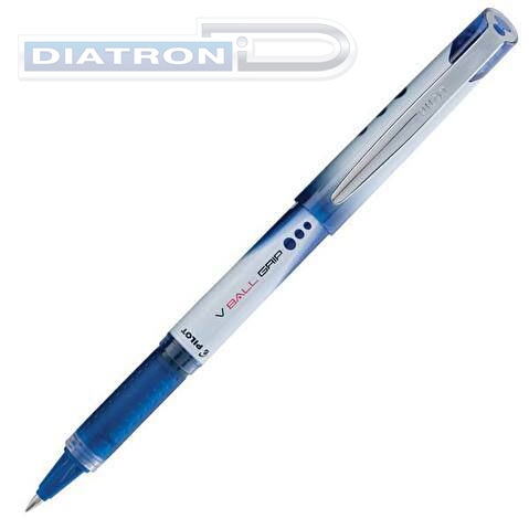 Ручка-роллер PILOT BLN-VBG-5 V-Ball, резиновый упор, 0.22/0.5мм, синяя